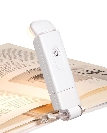 USB Rechargeable Book Reading Light With Brightness Adjustable For Eye-Protection