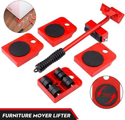 Heavy Duty Furniture Shifting Lifting Moving Tool with Wheel Pads